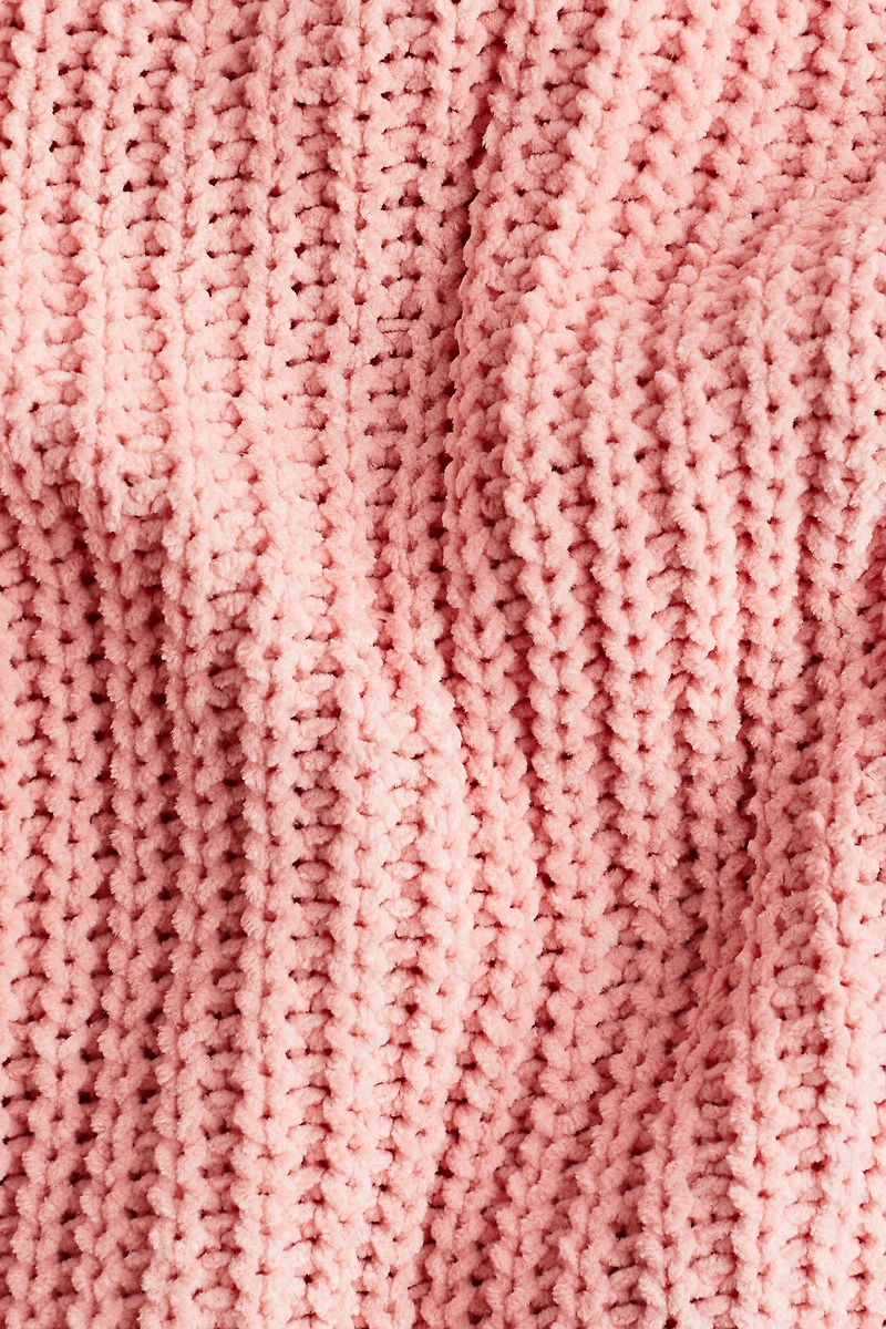 Chandail en tricot de fil chenille