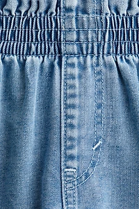 Loose Fit Denim Shorts