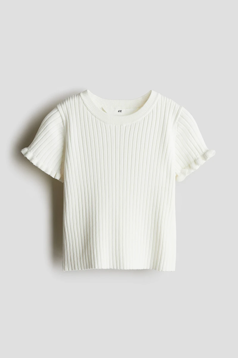 Rib-knit Top