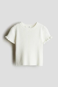 Rib-knit Top