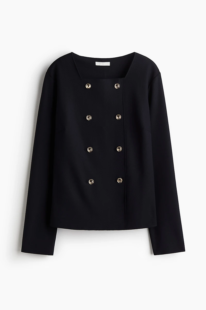 Double-Breasted Cardigan