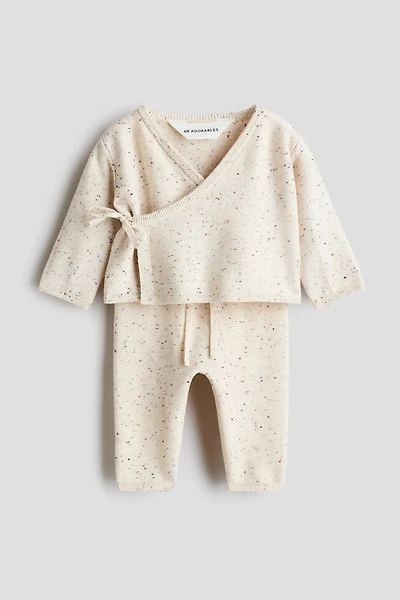 2-Piece Fine-Knit Cotton Set
