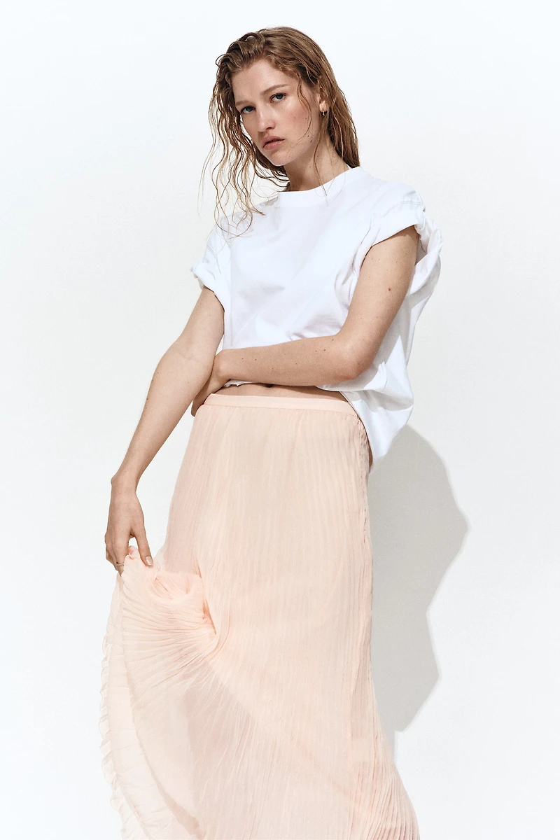 Plissé Handkerchief Skirt