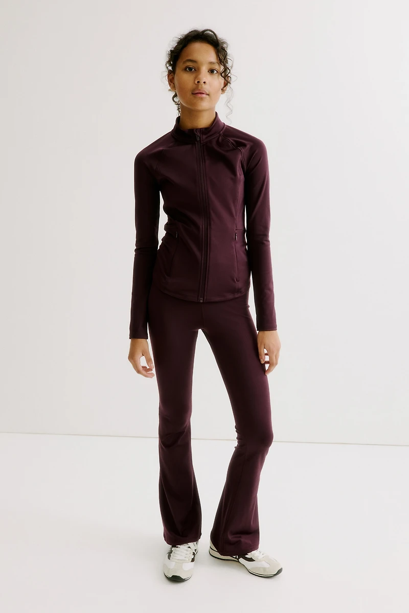 Flared Sports Leggings with DryMove™