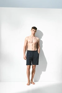 Knee-Length Swim Shorts