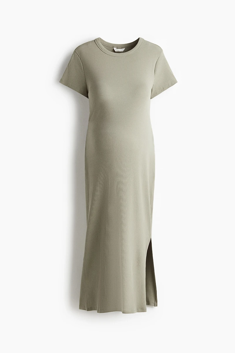 MAMA Ribbed T-Shirt Dress