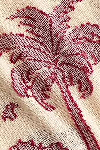 Jacquard-Weave Cotton Beach Skirt