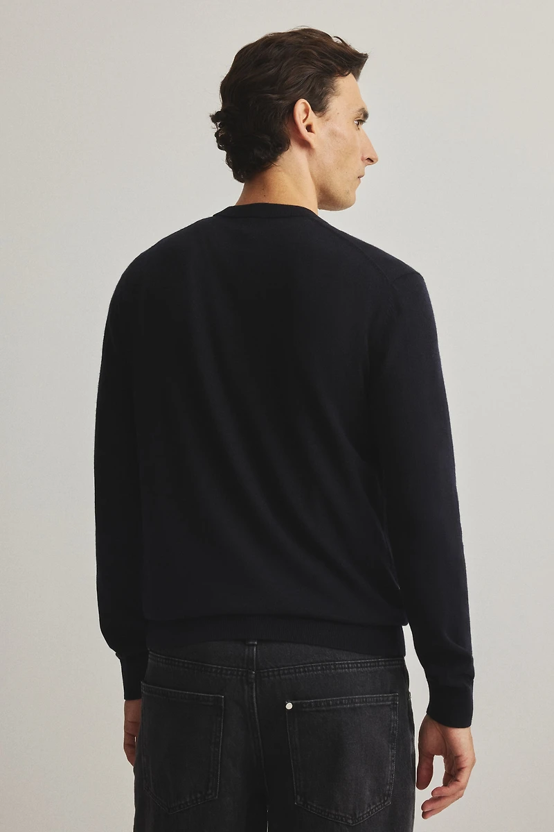 Regular-Fit Merino Wool Sweater