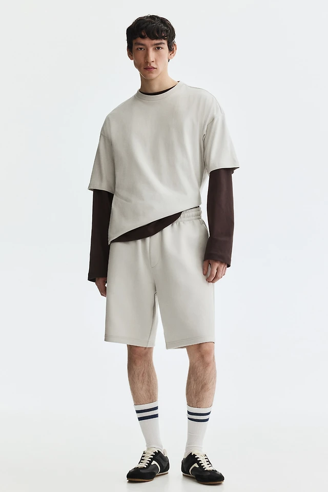 Relaxed-Fit Interlock Shorts