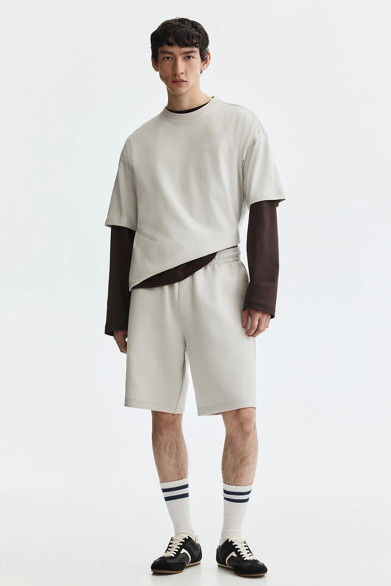 Relaxed-Fit Interlock Shorts