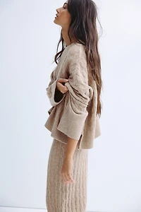 Chandail en tricot torsadé