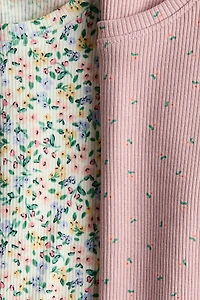 2-Pack Ruffle-Trimmed Tops