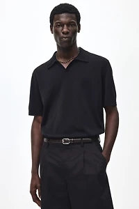 Regular-Fit Silk-Blend Polo Shirt