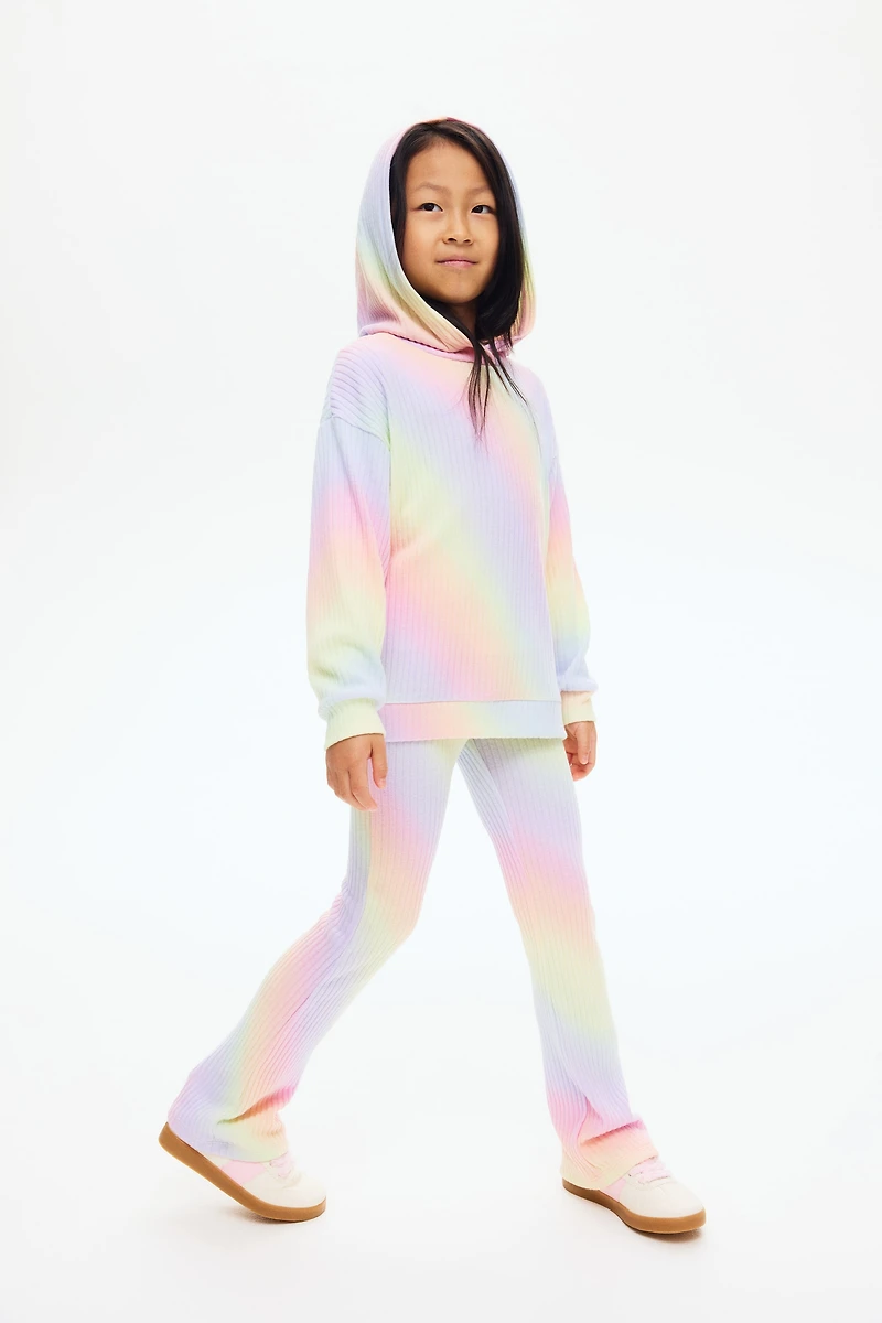 2-Piece Brushed Rib-Knit Set