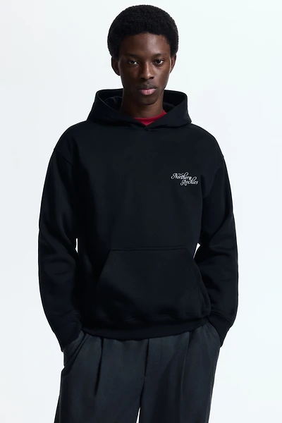 Relaxed-Fit Printed Hoodie
