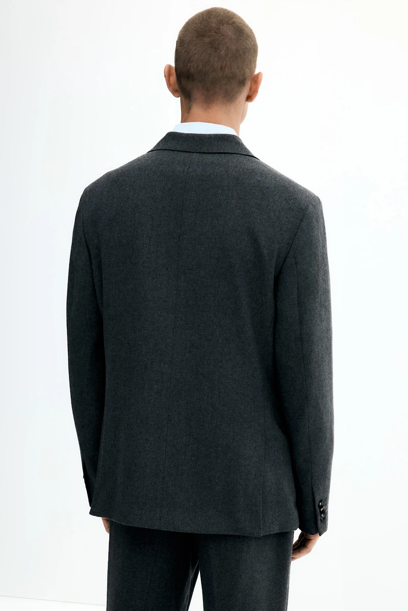 Regular-Fit Wool-Blend Jacket