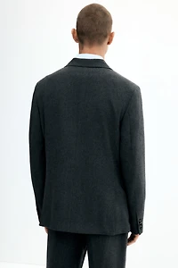 Regular-Fit Wool-Blend Jacket