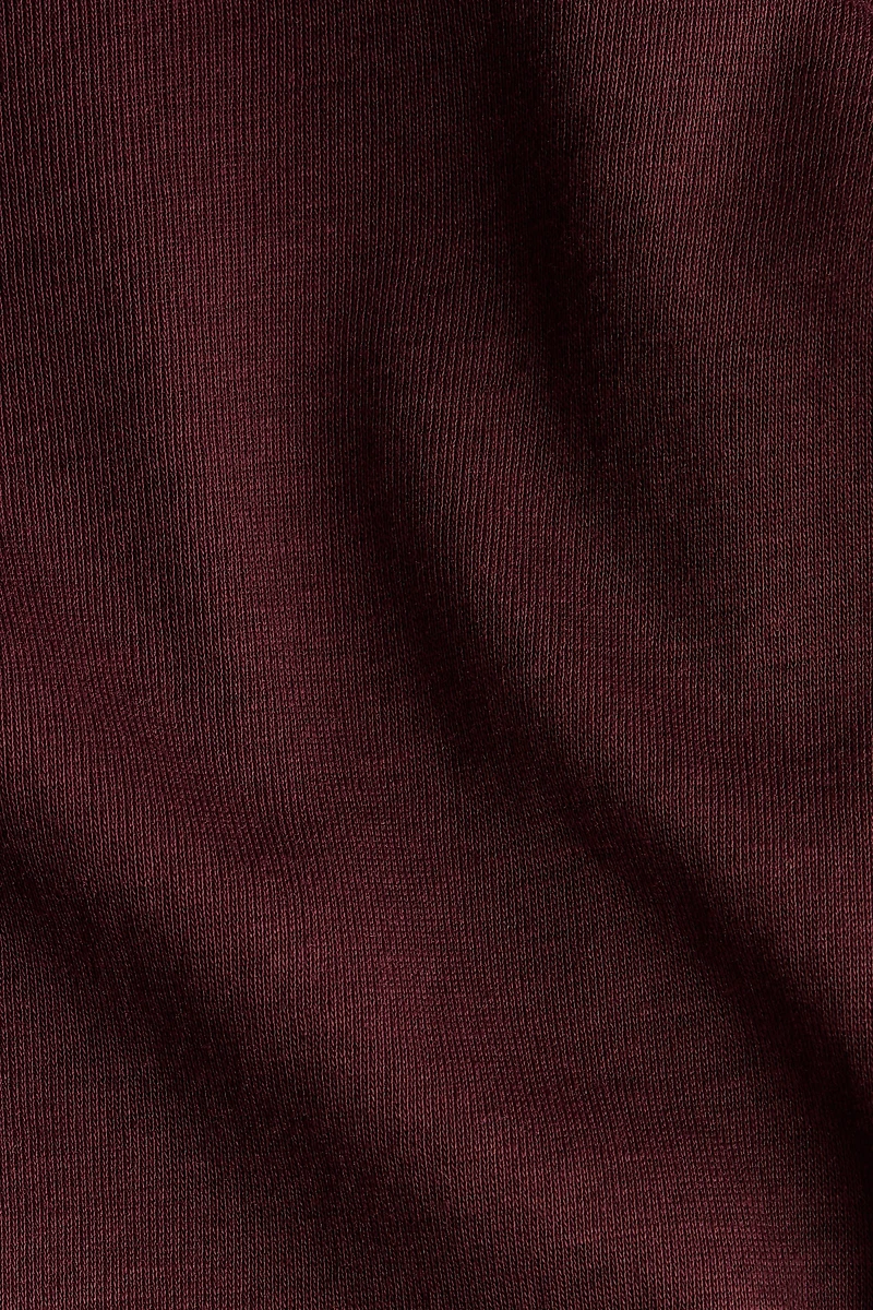 Haut en coton pima avec col cheminée