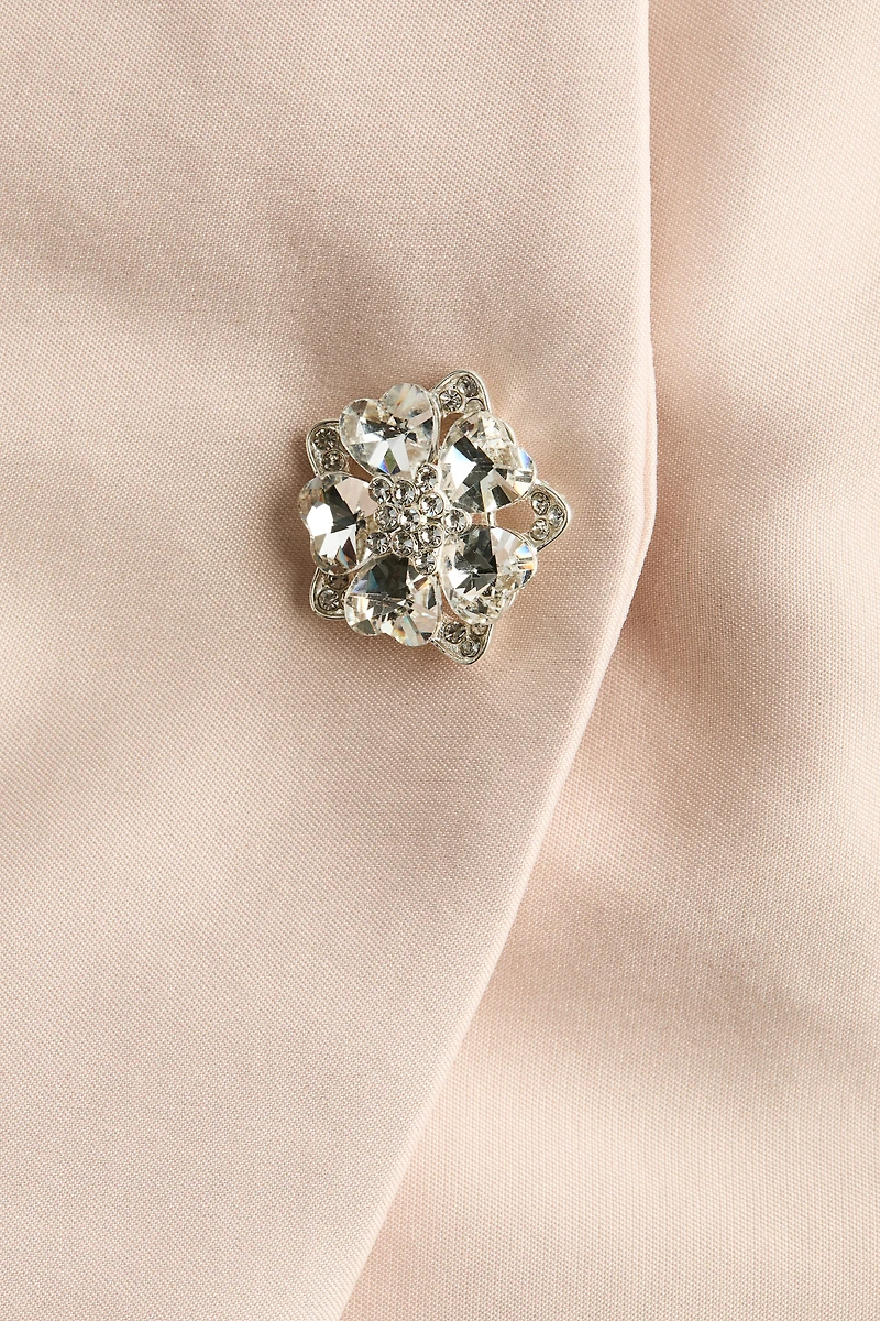 Chandail sans manches à fermeture asymétrique