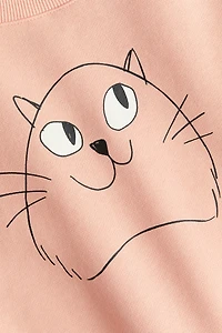 Printed Cotton Sweatshirt