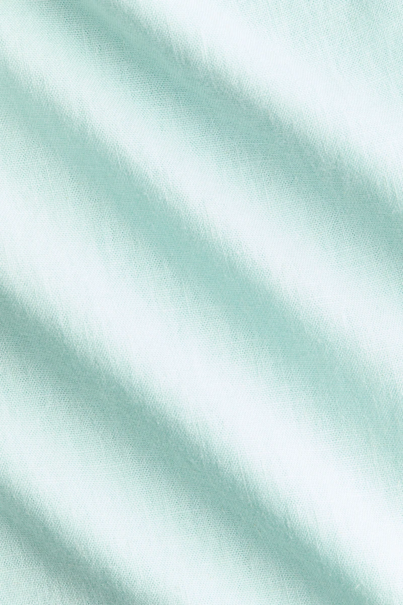 Wide-Leg Linen-Blend Pants