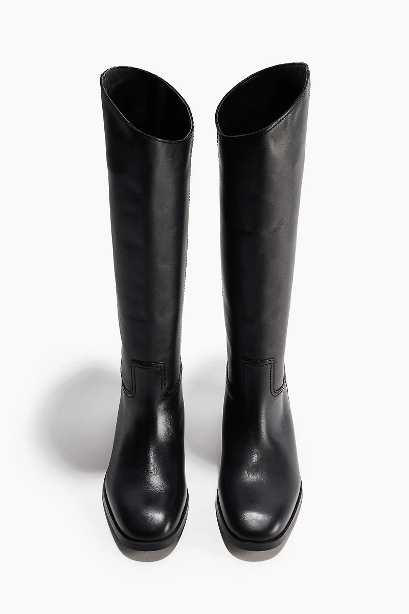 Bottes en cuir