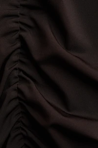 Draped Long-Sleeved Top