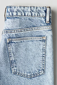 Loose-Fit Denim Shorts