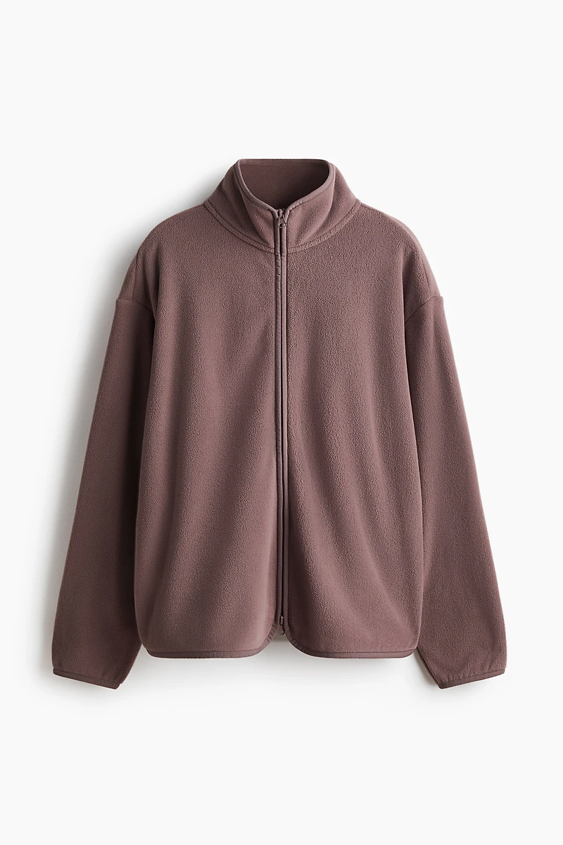 Regular-Fit Fleece Activewear Jacket