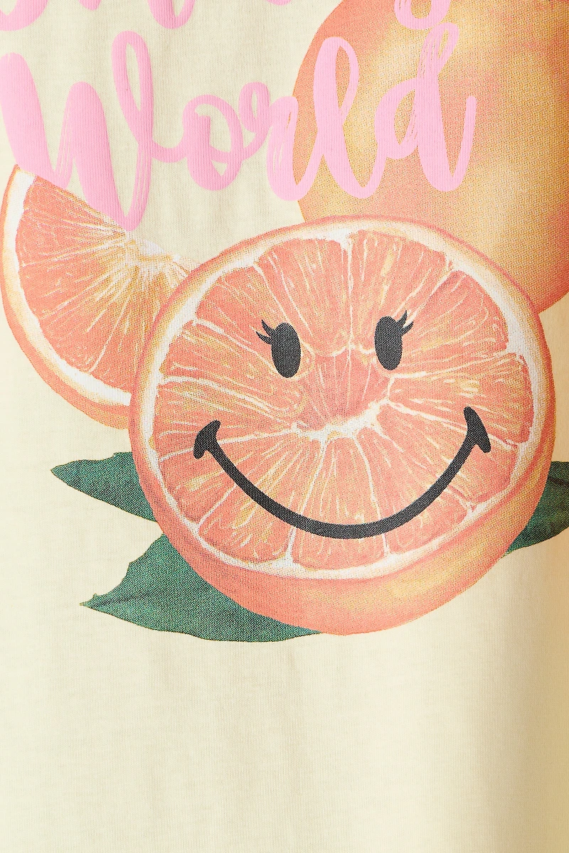 Cotton T-Shirt with Printed Motif
