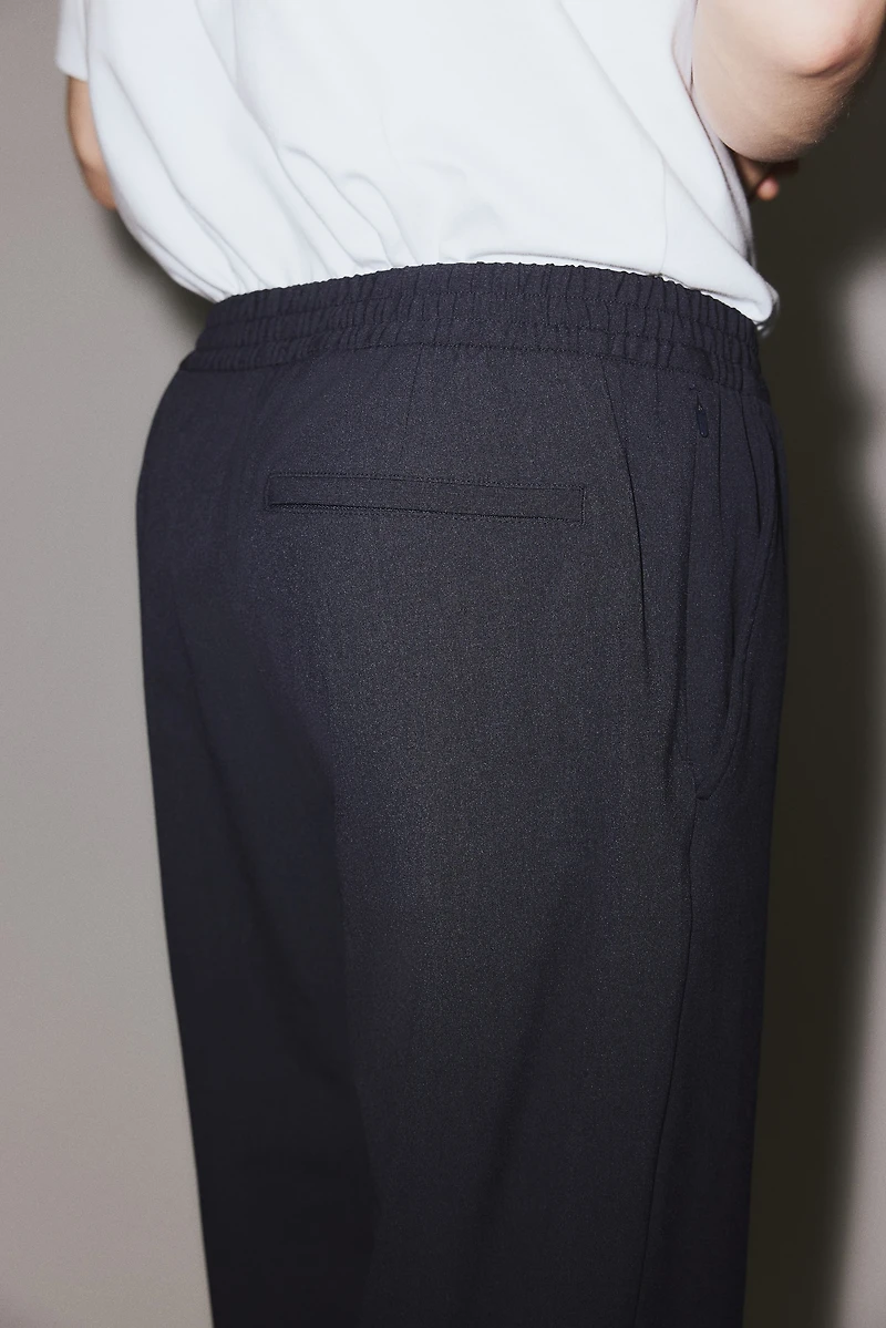 Four-Way Stretch Regular-Fit Pull-On Pants