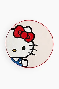 Round Cotton Canvas Rug