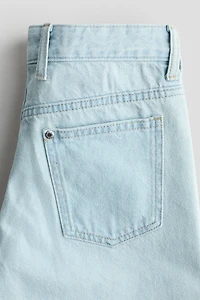 Loose-Fit Denim Shorts