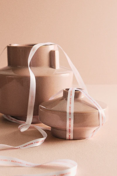 Small Reactive-Glaze Stoneware Vase