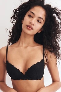 Soutien-gorge super pigeonnant en dentelle