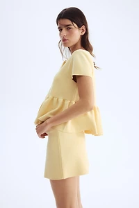 Knit Tie-Detail Top