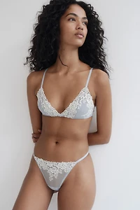 2-Pack Lace Thong Briefs