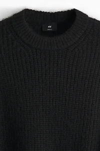 Chandail ample en tricot côtelé