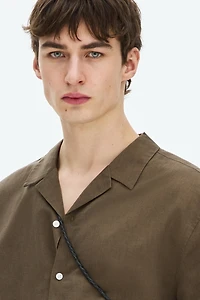 Relaxed-Fit Linen-Blend Resort Shirt