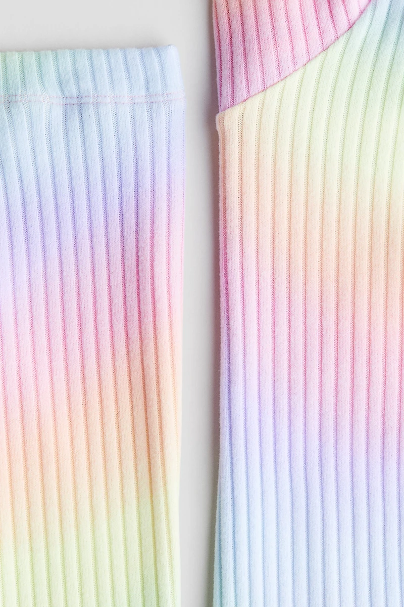 2-Piece Brushed Rib-Knit Set