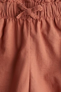 Linen-blend Shorts