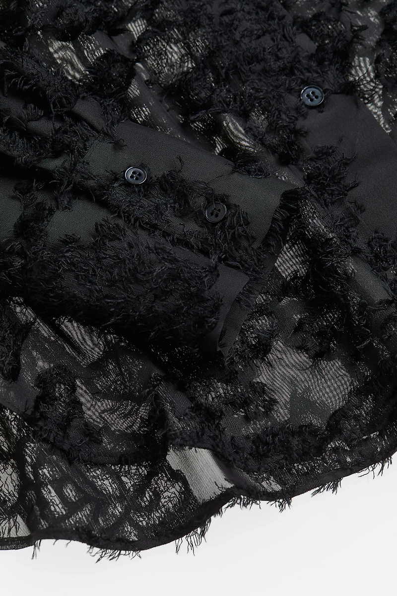 Textured-weave Shirt
