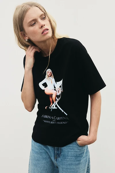 T-shirt ample imprimé