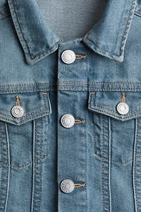 Veste évasée en denim