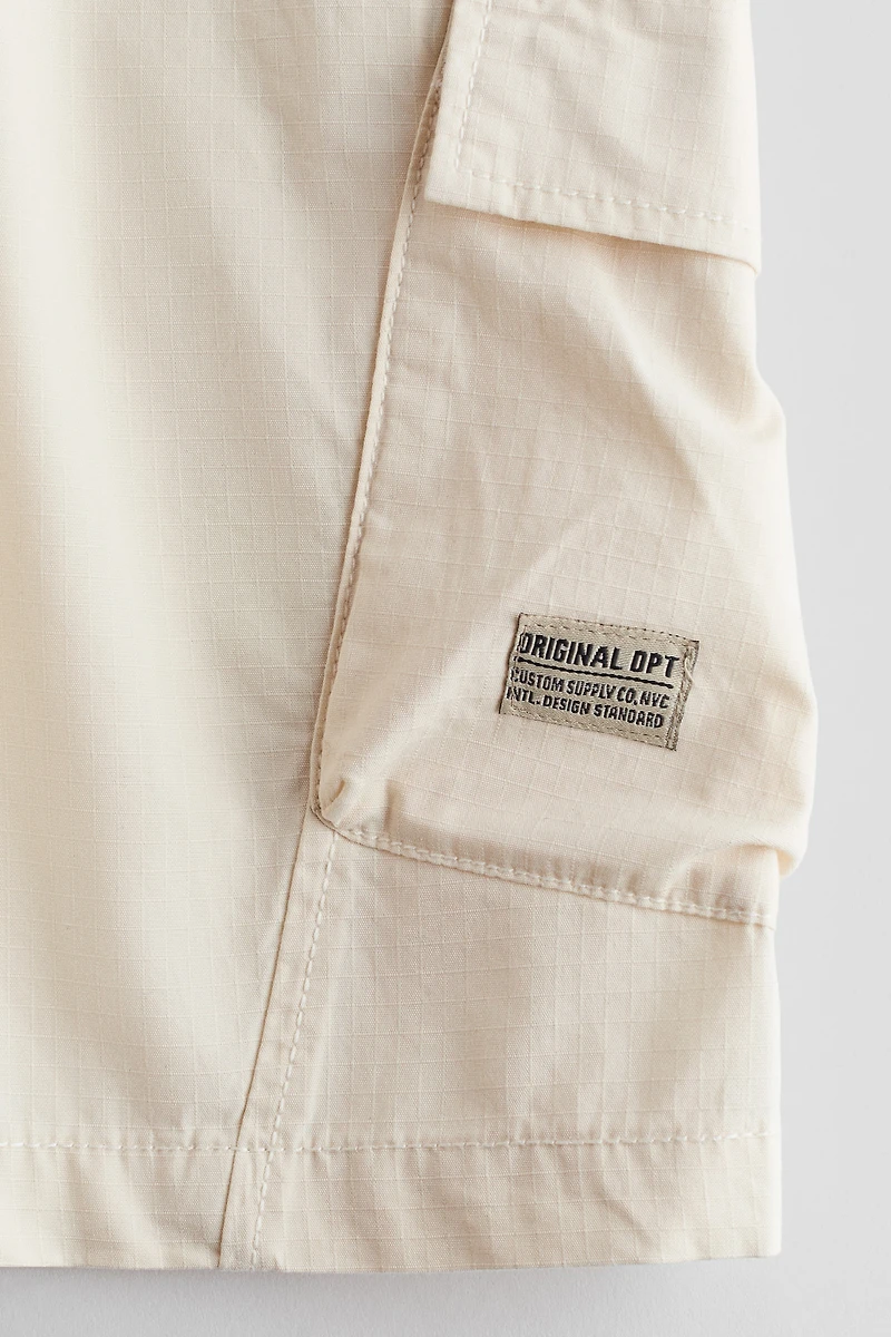 Cotton Cargo Shorts