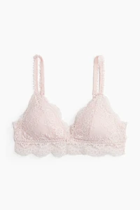 Soutien-gorge souple et coussiné en dentelle