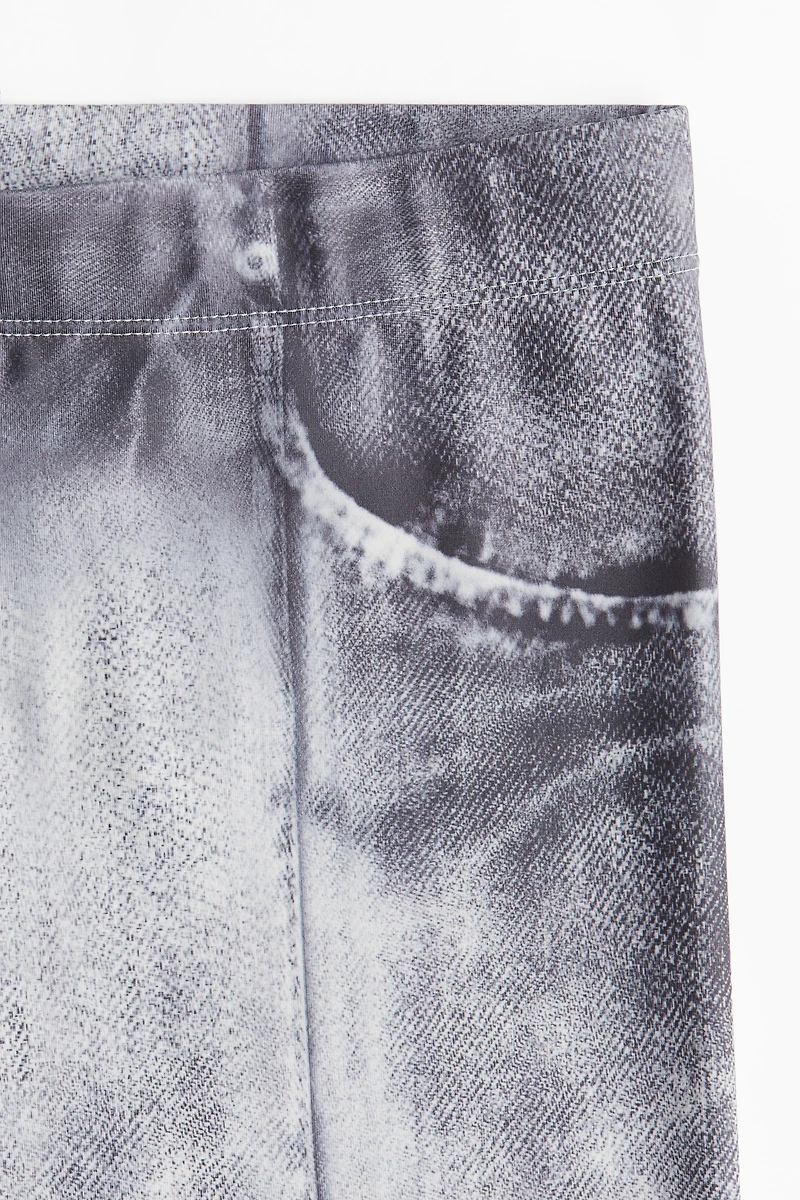 Denim-Look Leggings