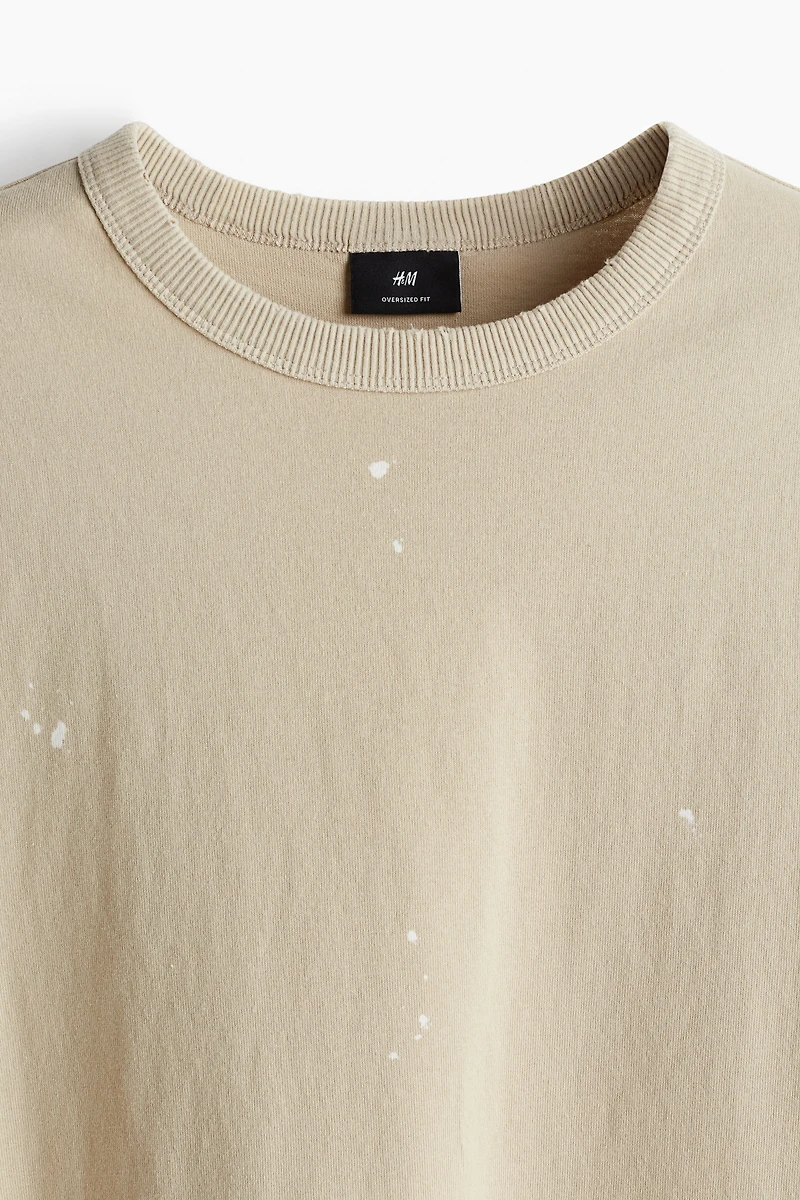 Oversized Fit Printed T-Shirt