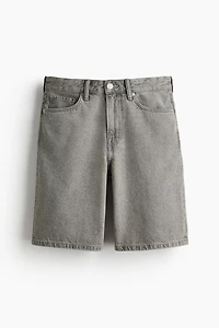 Relaxed-Fit Denim Shorts