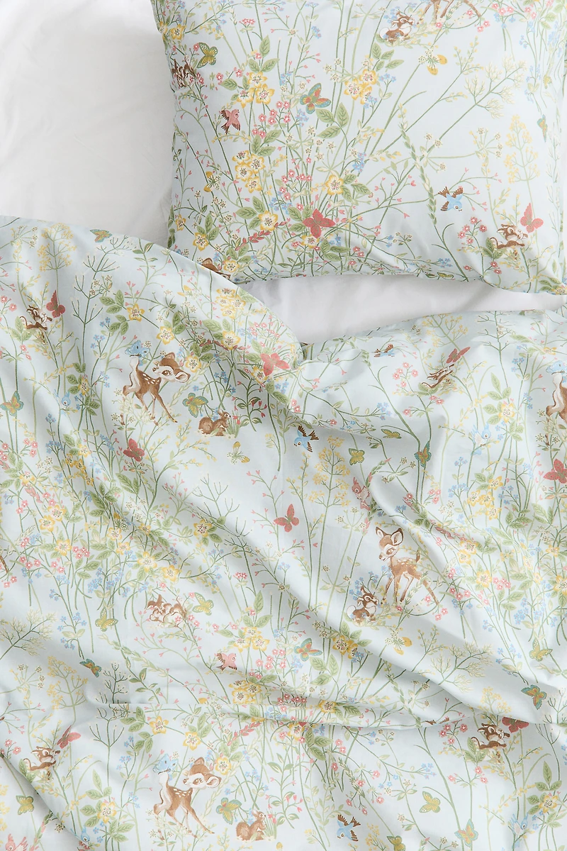 Patterned Cotton Duvet Cover Set